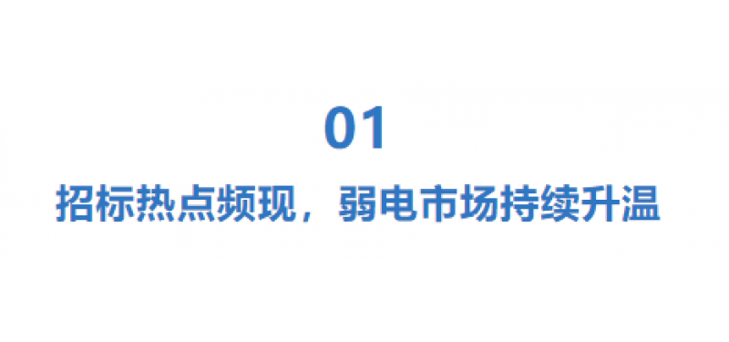 弱電行業(yè)迎來爆發(fā)期：招標密集落地，國產替代加速